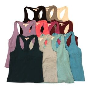 VICTORIA’S SECRET Bundle (13) Vintage Racerback Bra Shelf Tank Tops, size S